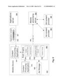 SYSTEM AND METHOD FOR FACILITATING TARGETED MOBILE ADVERTISEMENT USING METADATA EMBEDDED IN THE APPLICATION CONTENT diagram and image