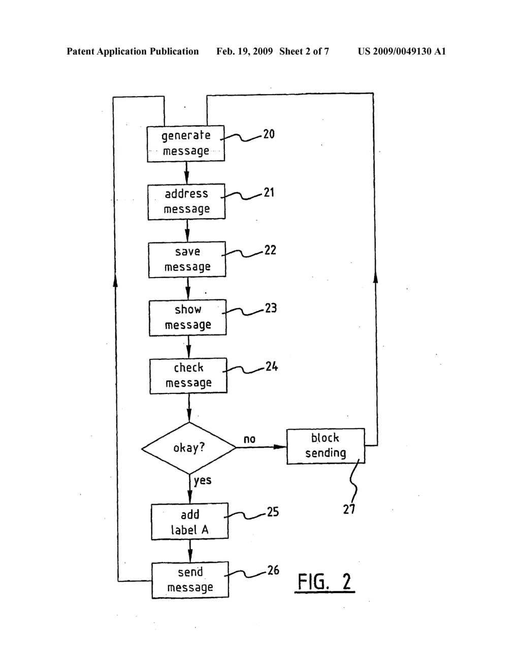 Method and system for sending electronic mail over a network - diagram, schematic, and image 03
