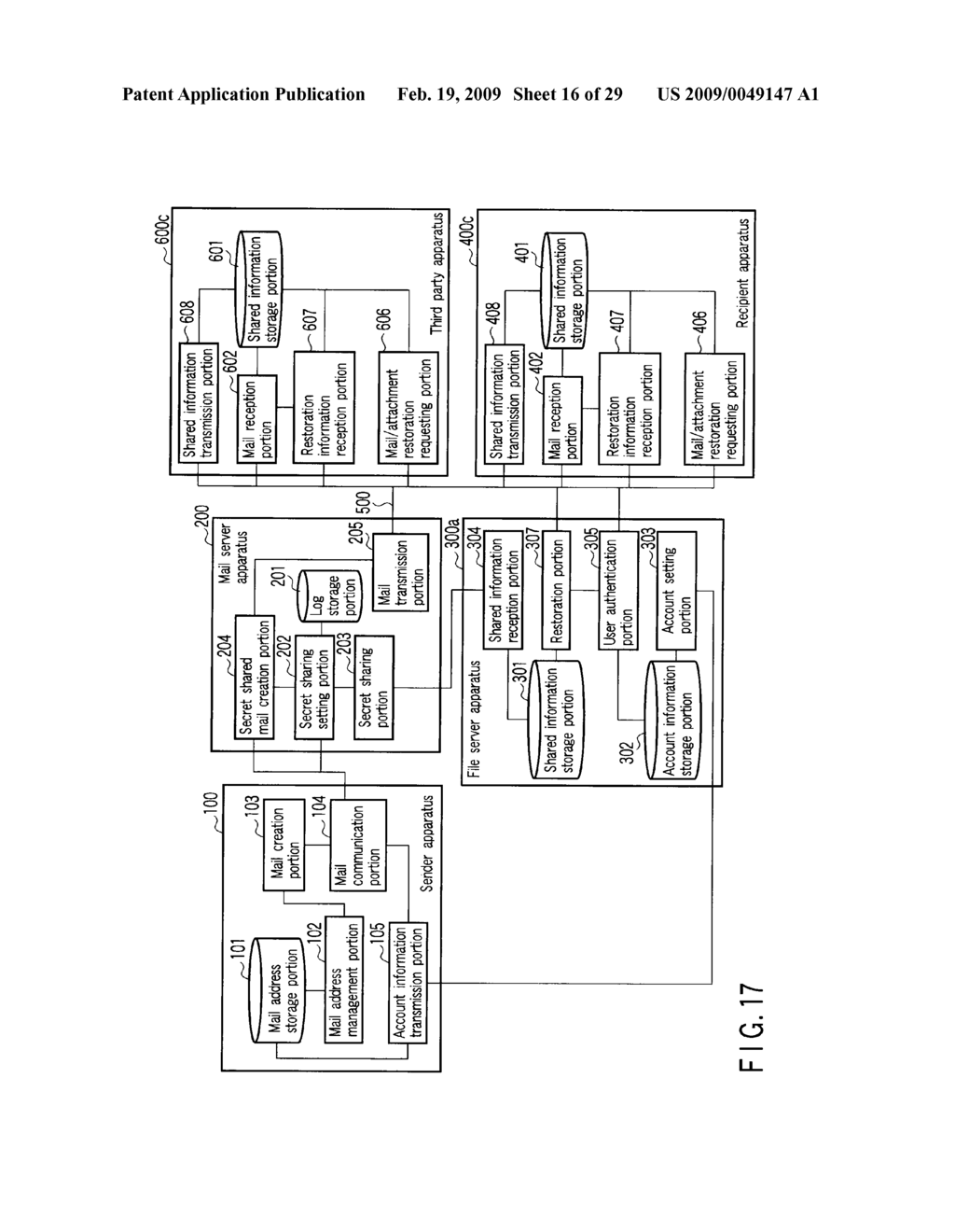 RECIPIENT APPARATUS, FILE SERVER APPARATUS AND PROGRAM - diagram, schematic, and image 17