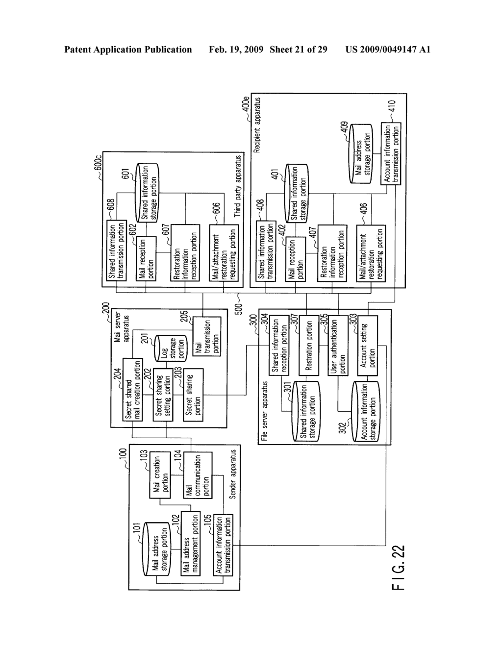 RECIPIENT APPARATUS, FILE SERVER APPARATUS AND PROGRAM - diagram, schematic, and image 22