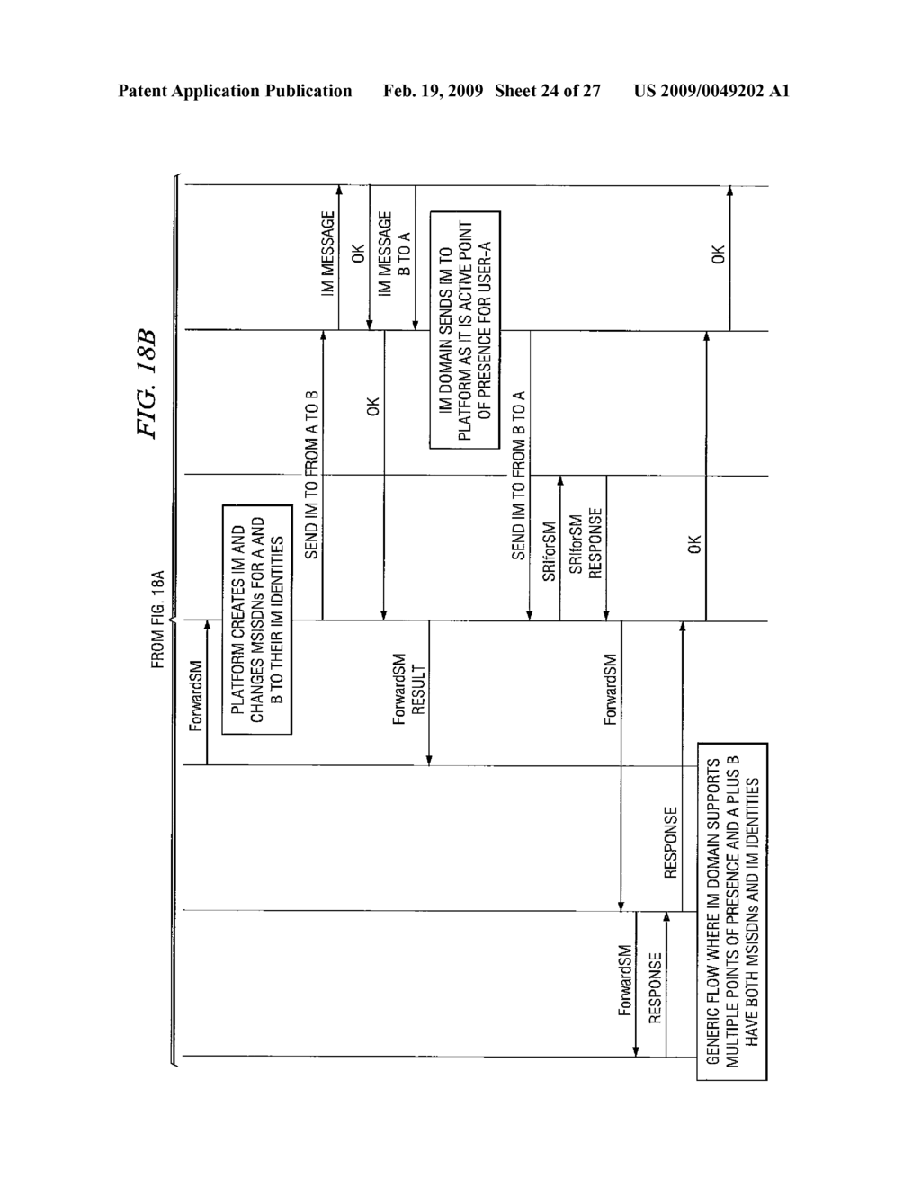 System and Method for SMS/IP Interoperability - diagram, schematic, and image 25