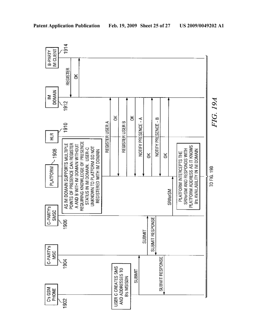 System and Method for SMS/IP Interoperability - diagram, schematic, and image 26