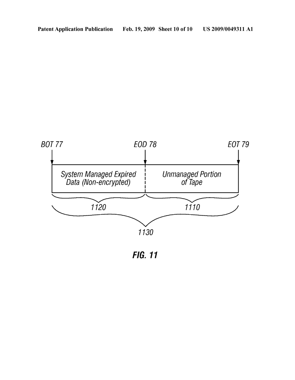 Efficient Elimination of Access to Data on a Writable Storage Media - diagram, schematic, and image 11