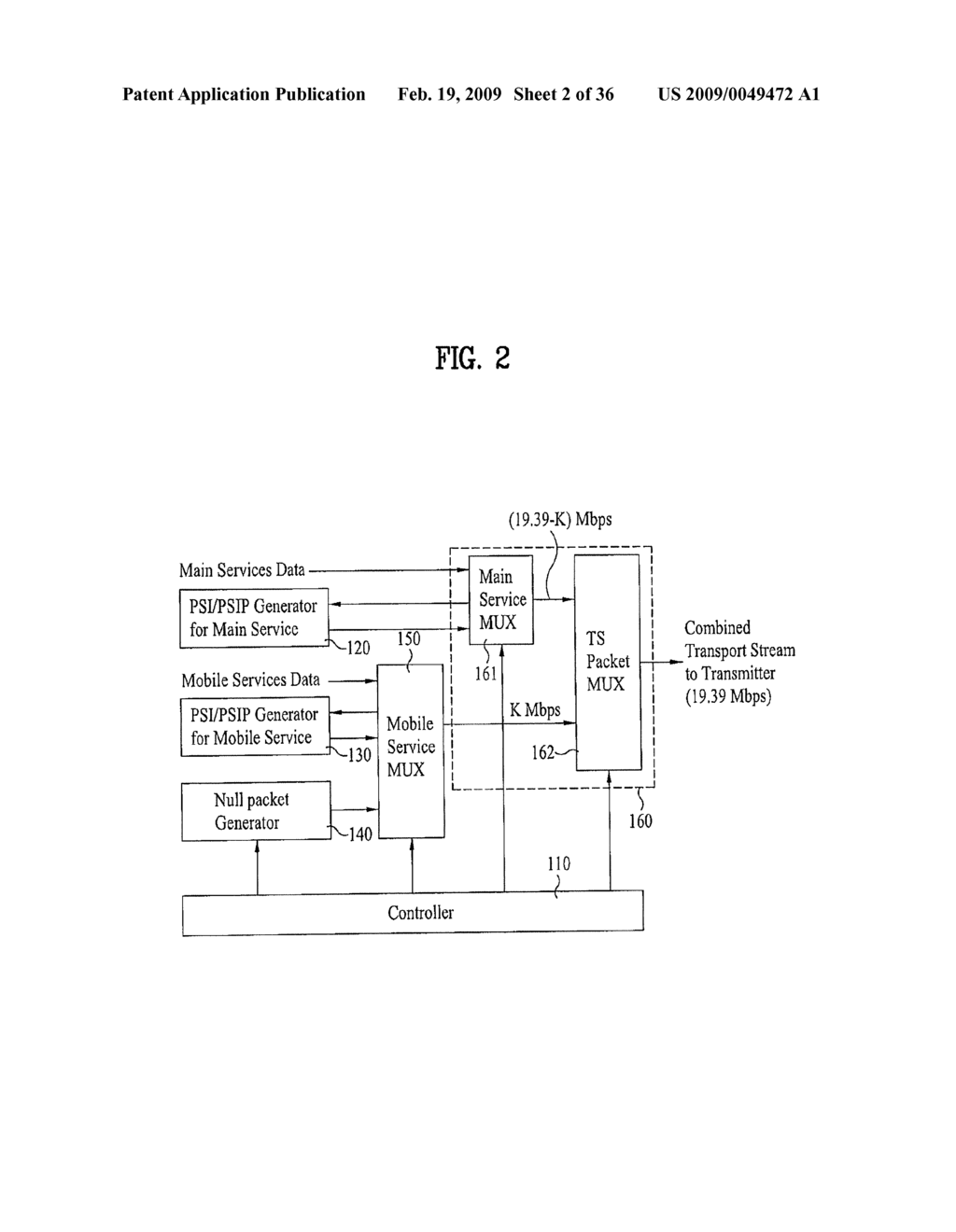 DIGITAL BROADCASTING SYSTEM AND DATA PROCESSING METHOD - diagram, schematic, and image 03