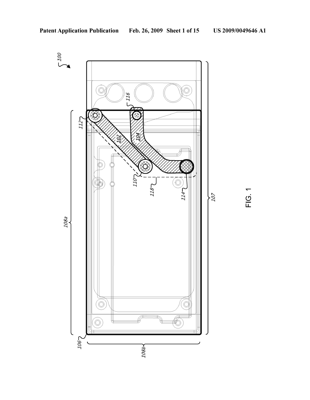 Electronic Device with Hinge Mechanism - diagram, schematic, and image 02