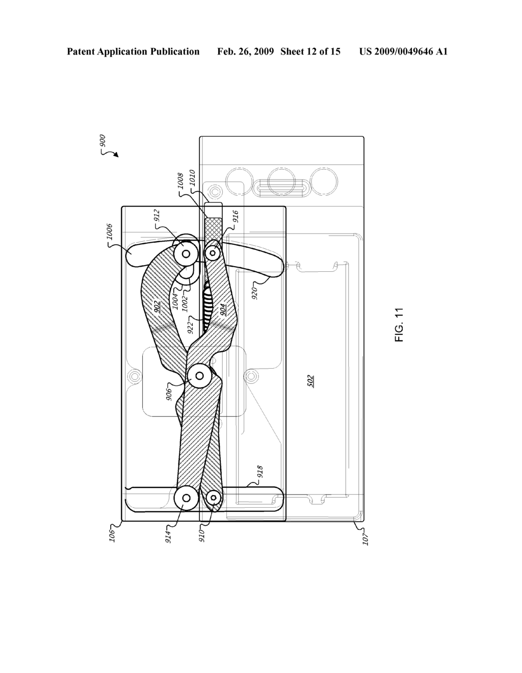 Electronic Device with Hinge Mechanism - diagram, schematic, and image 13