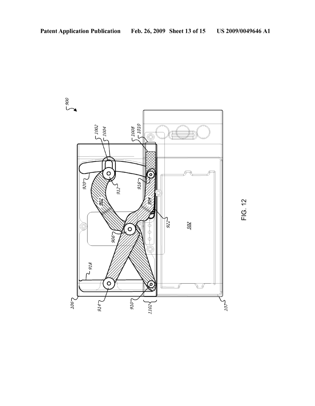 Electronic Device with Hinge Mechanism - diagram, schematic, and image 14