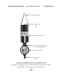 Automatic indoor-plant watering device where water delivery (frequency & amount) is controlled by a battery operated water-timer from the independent water reservoir diagram and image