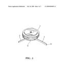 POSITIONING PEG STRUCTURE OF A SINGLE-PULL REEL diagram and image