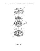 POSITIONING PEG STRUCTURE OF A SINGLE-PULL REEL diagram and image