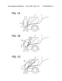 Pedestrian protecting apparatus for vehicle diagram and image