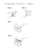 Pedestrian protecting apparatus for vehicle diagram and image
