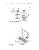 COMPUTER DEVICE WITH KEYBOARD LOCK FUNCTION, AND METHOD OF PERFORMING KEYBOARD LOCK IN THE COMPUTER DEVICE diagram and image
