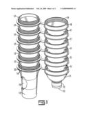 TETHERED TWO PIECE NESTABLE BOTTLE diagram and image