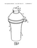 TETHERED TWO PIECE NESTABLE BOTTLE diagram and image