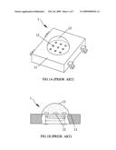 FLAT PANEL BASED LIGHT EMITTING DIODE PACKAGE STRUCTURE diagram and image