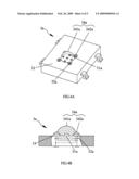 FLAT PANEL BASED LIGHT EMITTING DIODE PACKAGE STRUCTURE diagram and image