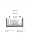 METHOD OF MANUFACTURING SEMICONDUCTOR DEVICE WITH ELECTRODE FOR EXTERNAL CONNECTION AND SEMICONDUCTOR DEVICE OBTAINED BY MEANS OF SAID METHOD diagram and image