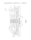 DIE STACKING IN MULTI-DIE STACKS USING DIE SUPPORT MECHANISMS diagram and image