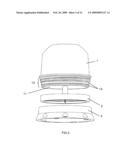 Water-proof mechanism for a container or device diagram and image