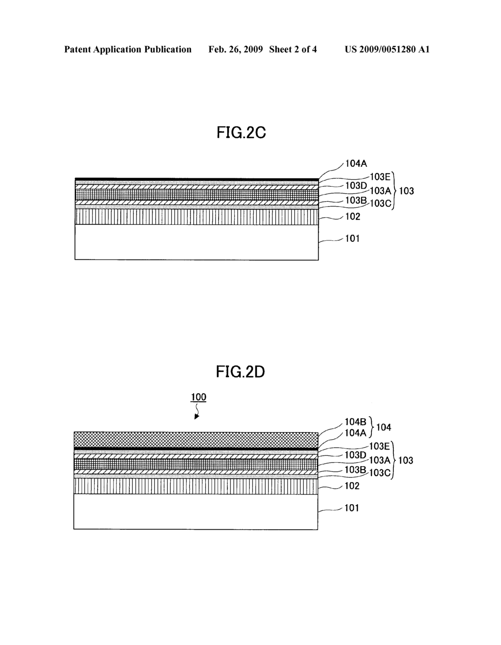 LIGHT-EMITTING DEVICE, METHOD FOR MANUFACTURING LIGHT-EMITTING DEVICE, AND SUBSTRATE PROCESSING APPARATUS - diagram, schematic, and image 03