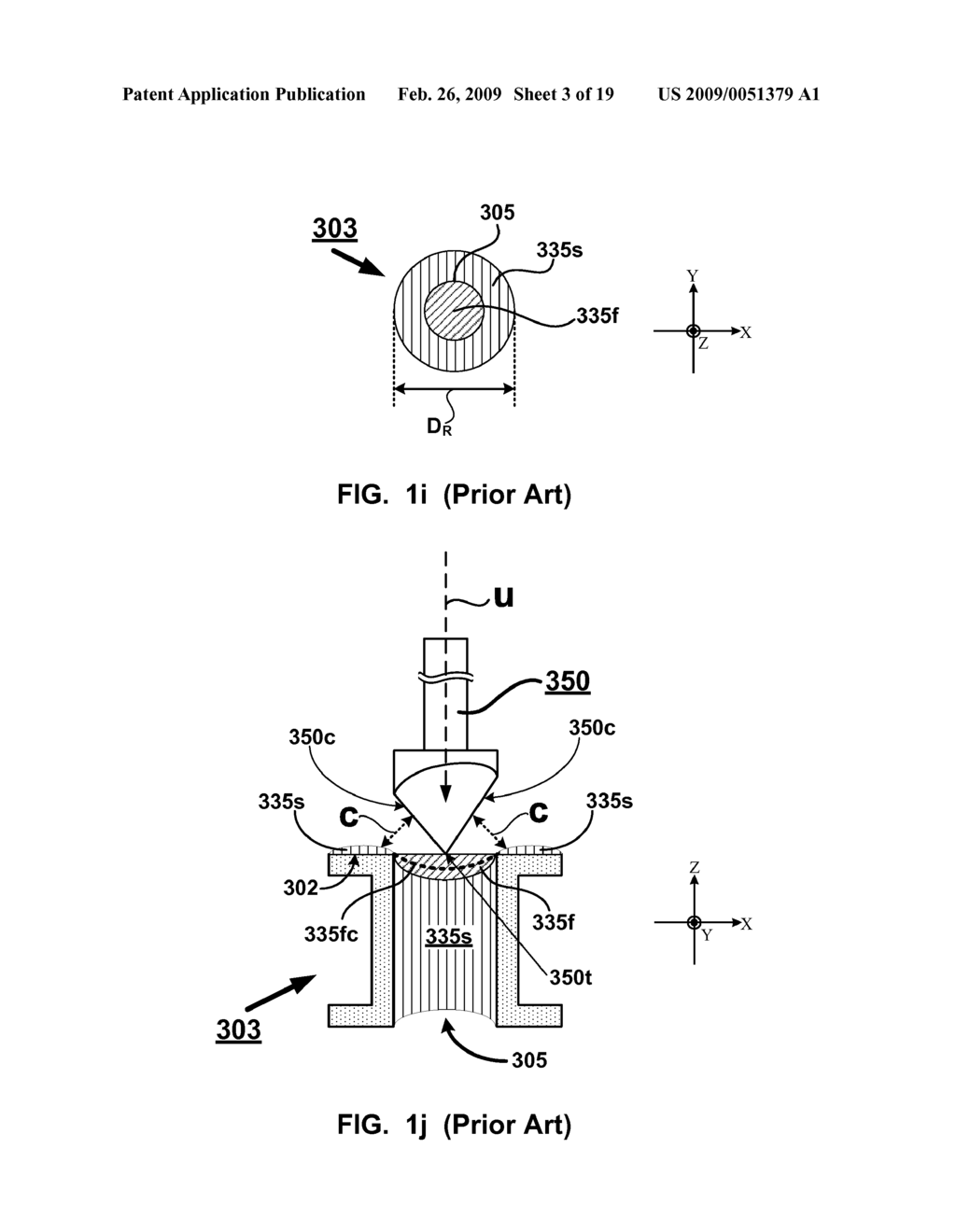 METHOD OF TREATING AND PROBING A VIA - diagram, schematic, and image 04