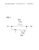 Switch cicuit and phase shifter diagram and image