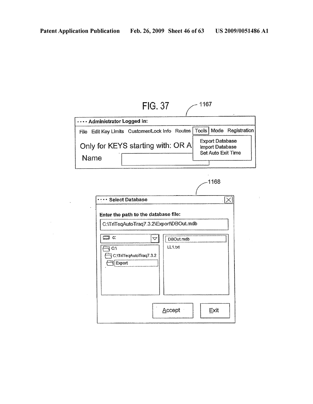 ELECTRONIC KEY CONTROL AND MANAGEMENT SYSTEM FOR VENDING MACHINES AND THE LIKE - diagram, schematic, and image 47