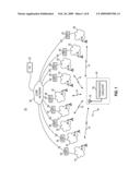 MULTI-BAND ANTENNA, AND ASSOCIATED METHODOLOGY, FOR A RADIO COMMUNICATION DEVICE diagram and image