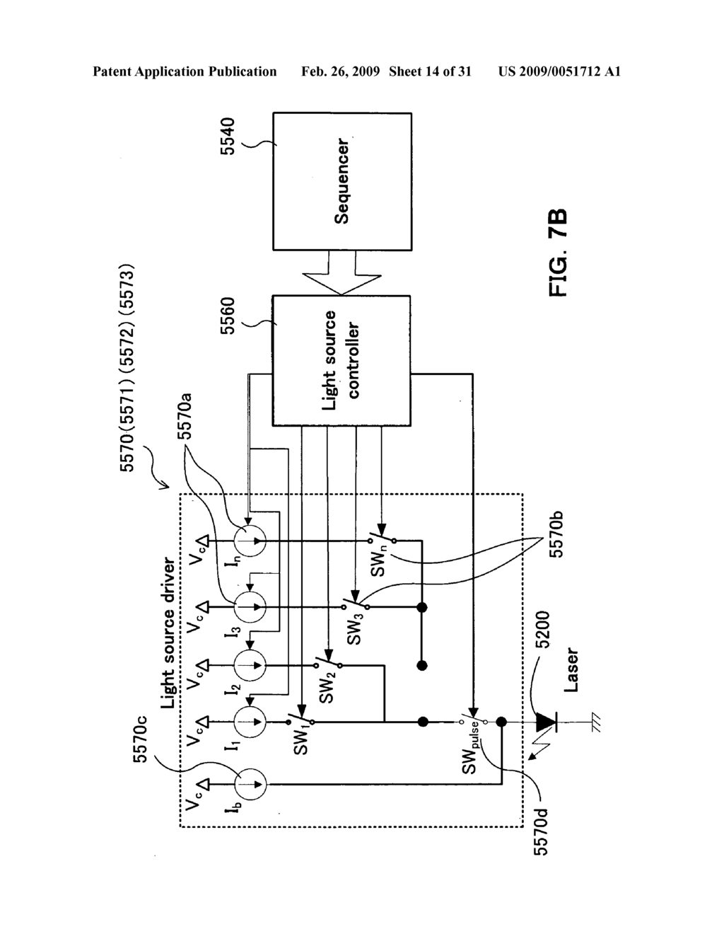 Projection apparatus using variable light source - diagram, schematic, and image 15