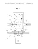 Device and method for measuring profiles of electron beam and laser beam diagram and image