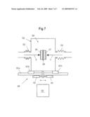 Device and method for measuring profiles of electron beam and laser beam diagram and image