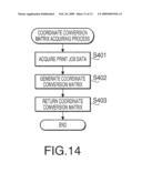 PRINT CONTROL DEVICE AND RECORDING MEDIUM STORING PRINTER DRIVER diagram and image