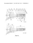 Large aperture imaging optical system diagram and image