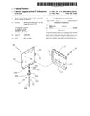 MOUNTING FRAME STRUCTURE FOR FLAT PANEL DISPLAY DEVICE diagram and image