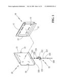 MOUNTING FRAME STRUCTURE FOR FLAT PANEL DISPLAY DEVICE diagram and image