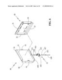 MOUNTING FRAME STRUCTURE FOR FLAT PANEL DISPLAY DEVICE diagram and image