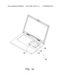 PORTABLE COMPUTER AND FIXING STRUCTURE THEREOF diagram and image