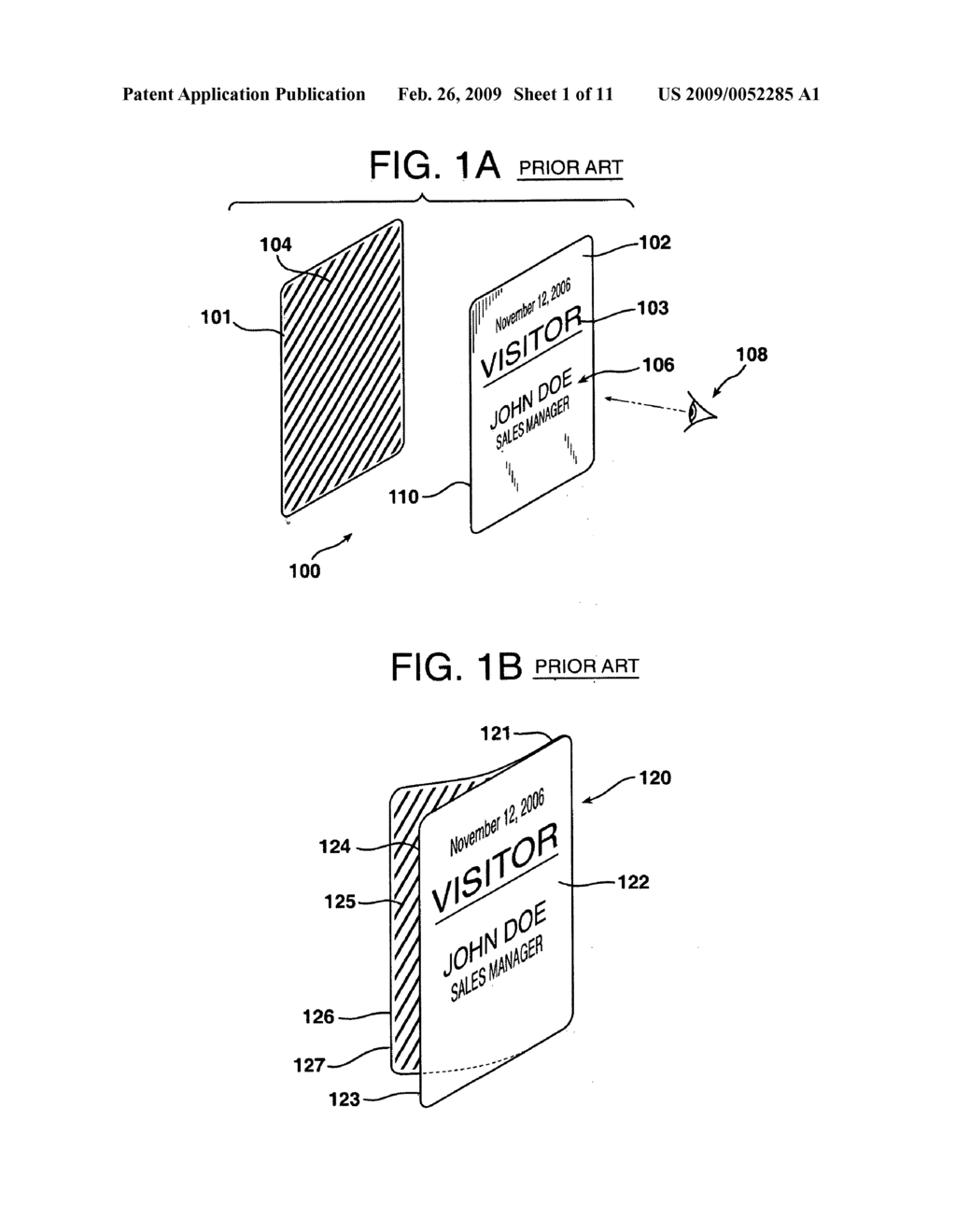 One piece self-expiring security badge or label with devices to print, activate and issue the time-label automatically - diagram, schematic, and image 02