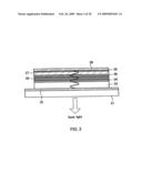 Organic laser apparatus diagram and image