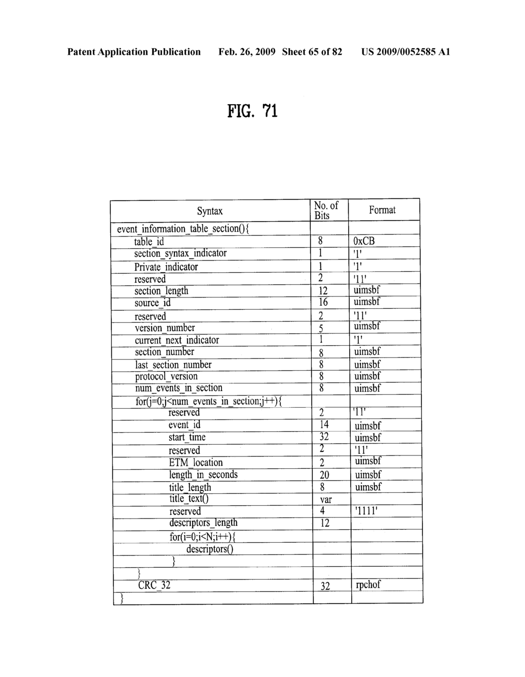 DIGITAL BROADCASTING SYSTEM AND DATA PROCESSING METHOD - diagram, schematic, and image 66