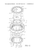 METHOD FOR CURING TIRES AND A SELF-LOCKING TIRE MOLD diagram and image