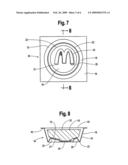 Package for molded food product and method diagram and image