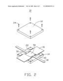 Thermally conductive pad with an array of carbon nanotubes and method for making the same diagram and image