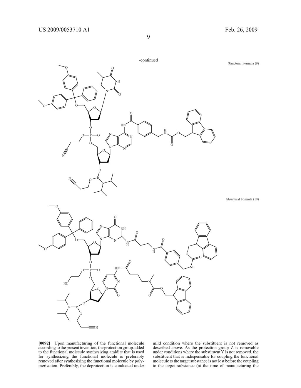 FUNCTIONAL MOLECULE, FUNCTIONAL MOLECULE SYNTHESIZING AMIDITE AND TARGET SUBSTANCE ANALYSIS METHOD - diagram, schematic, and image 59