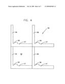 Method of making a TFT array with photo-imageable insulating layer over address lines diagram and image