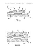 Method of making a TFT array with photo-imageable insulating layer over address lines diagram and image