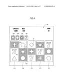 GAMING MACHINE AND METHOD FOR DISPLAYING SYMBOLS diagram and image