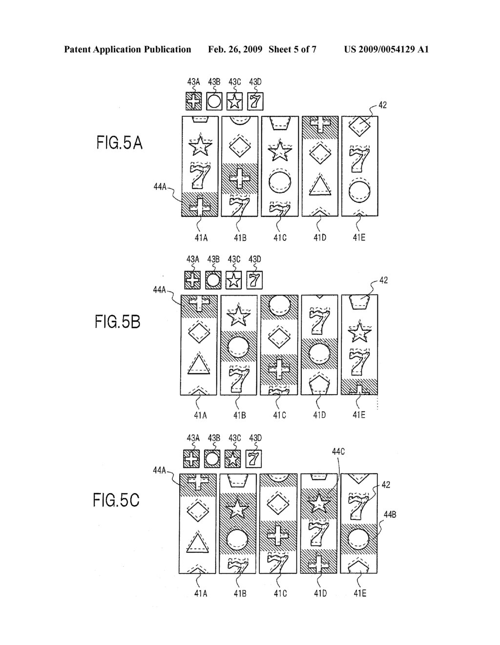 GAMING MACHINE AND METHOD FOR DISPLAYING SYMBOLS - diagram, schematic, and image 06