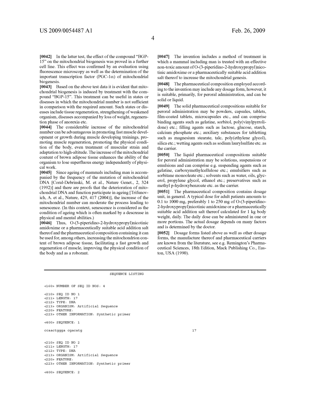 Pharmaceutical composition for increasing the mitochondrial genesis - diagram, schematic, and image 05